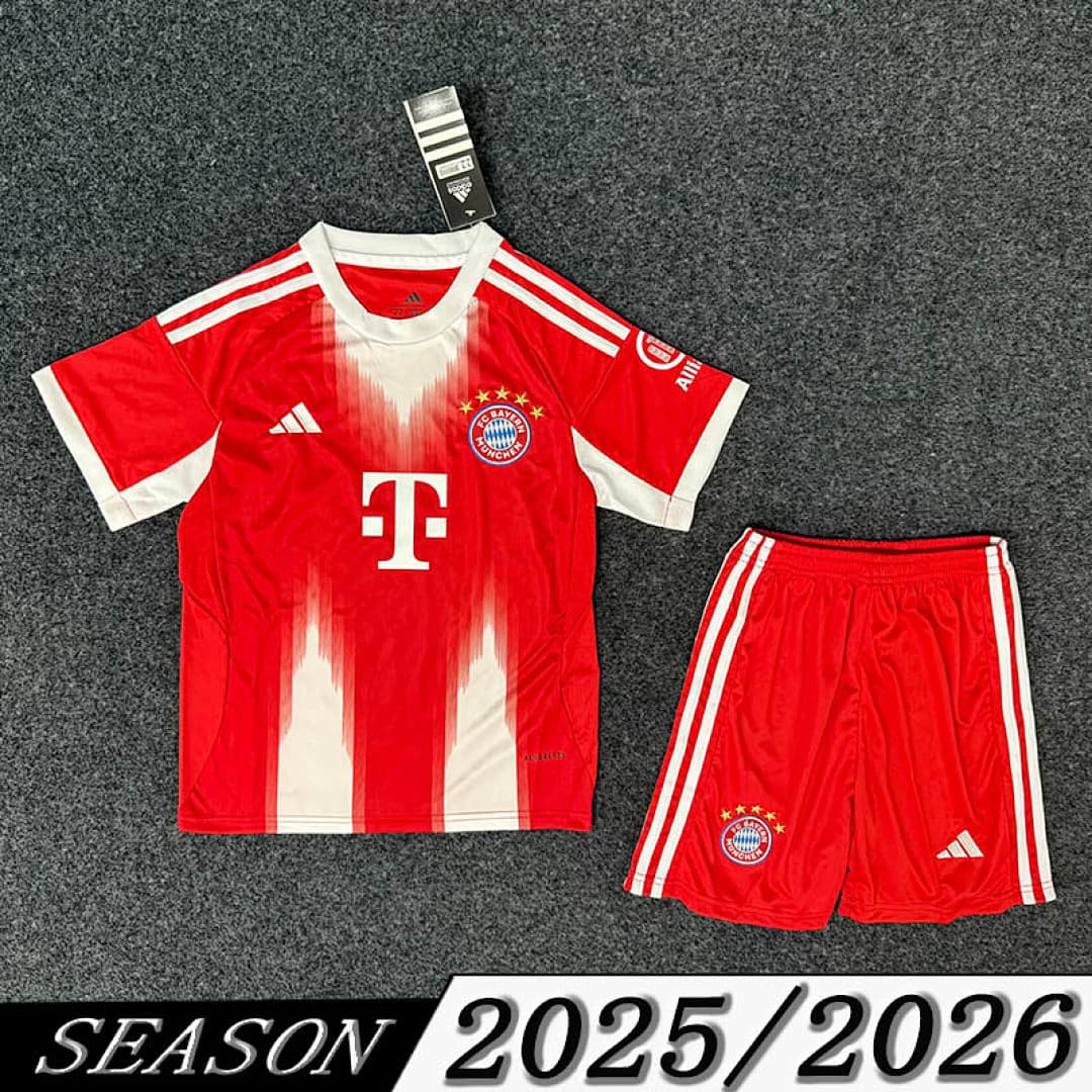 Camisola Bayern Munich Infantil Home 2025/26 — Bayern de Munique