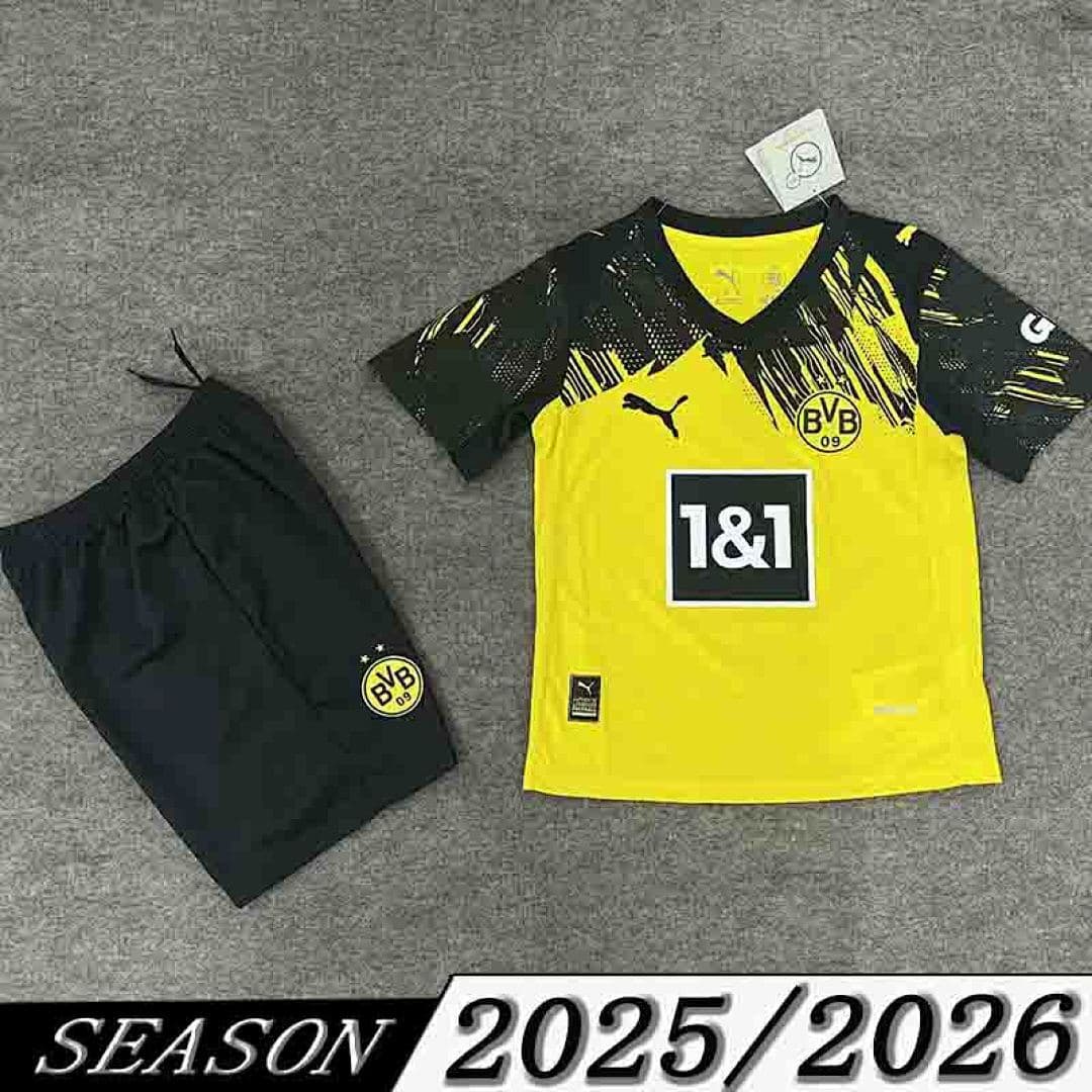 Camisola Borussia Dortmund Infantil Home 2025/26 — Borussia Dortmund