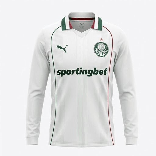 Camisola Palmeiras Away Manga Longa 2026/27