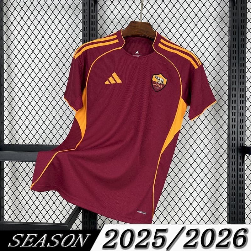 Camisola Roma Infantil Home 2025/26 — Roma
