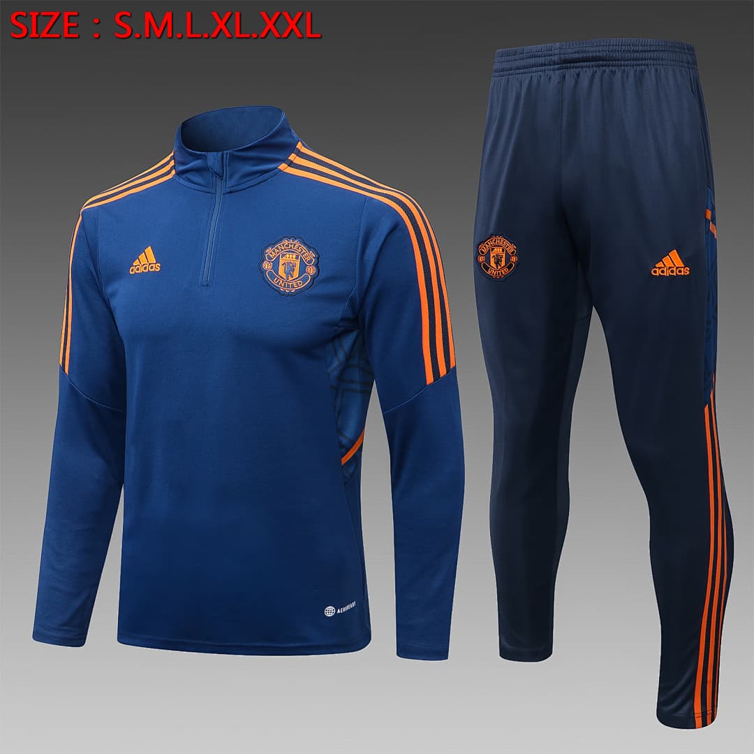 Fato de Treino Manchester United Manga Longa 2026/27 — Índigo