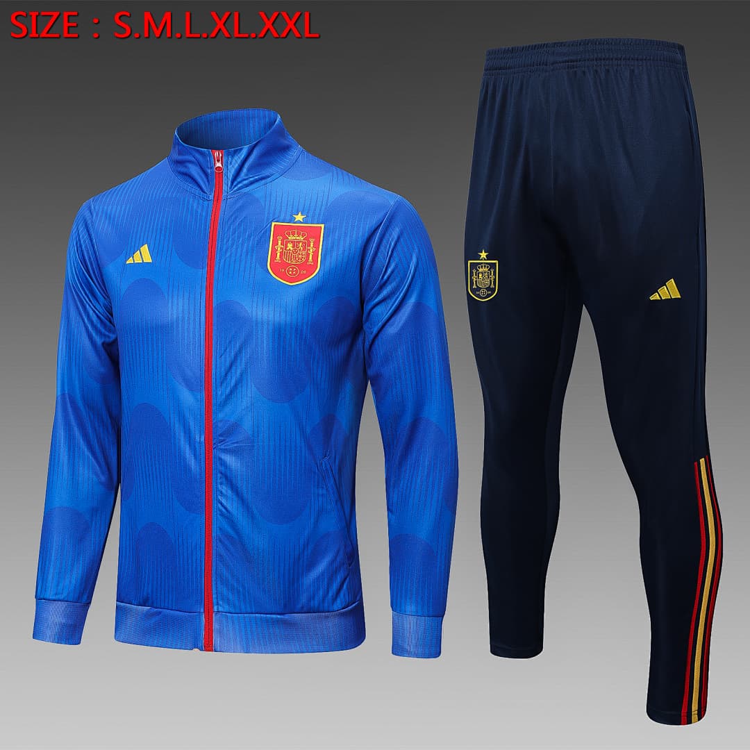 Casaco Seleção da Espanha 2026/27 — Azul Colorido