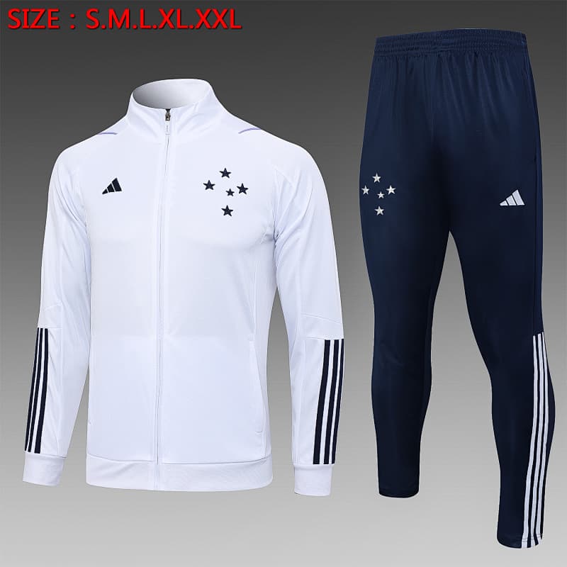 Casaco Cruzeiro 2026/27 — Branco
