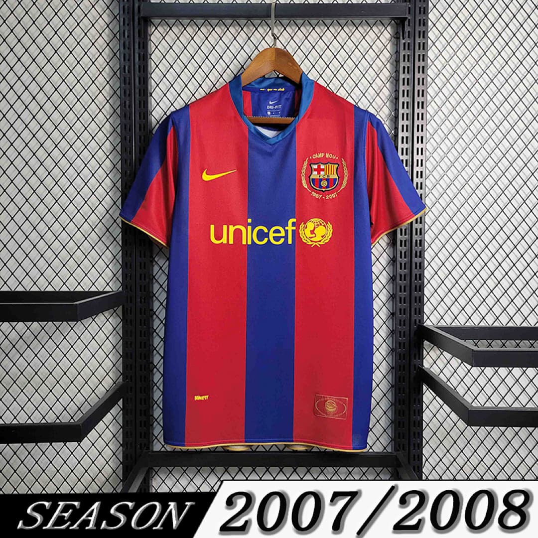 Camisola Retrô Barcelona 2007/08