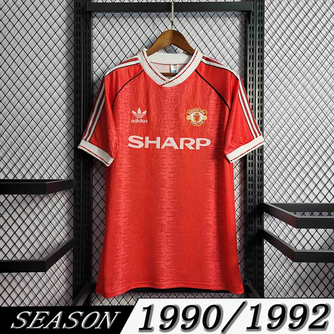 Camisola Retrô Manchester United 1990/92