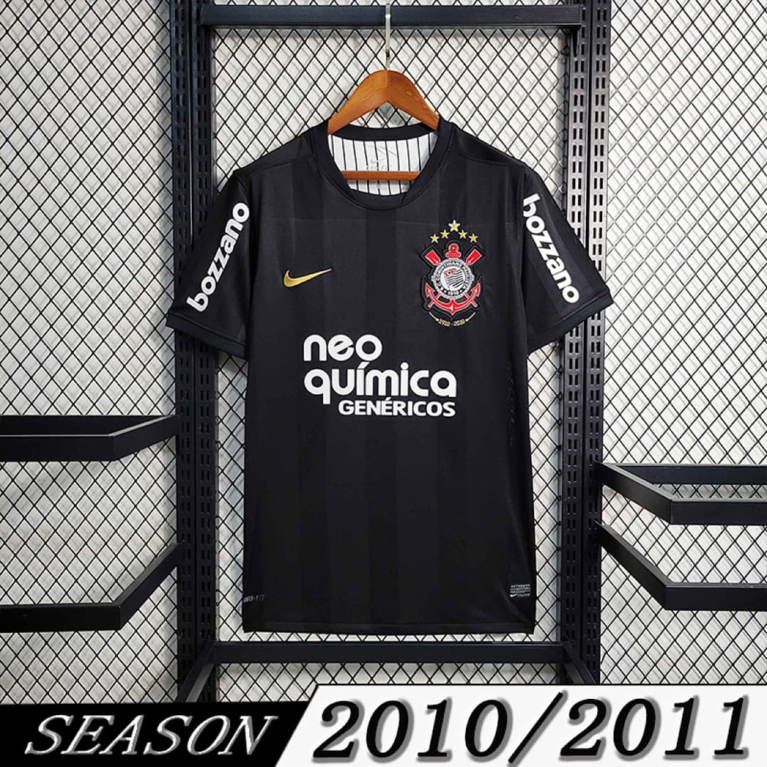 Camisola Retrô Corinthians 2010 Away