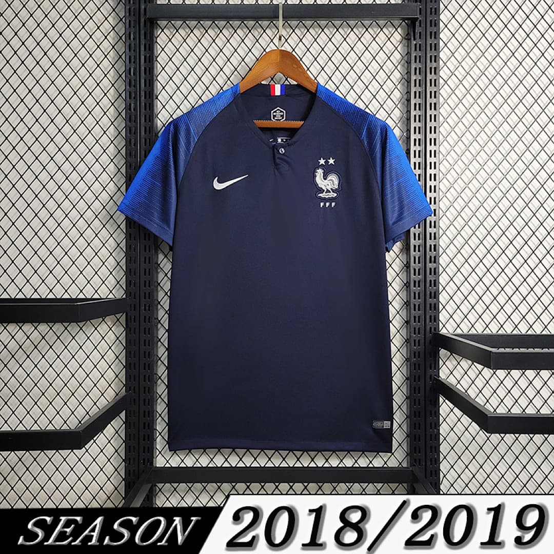 Camisola Retrô Seleção da França 2018