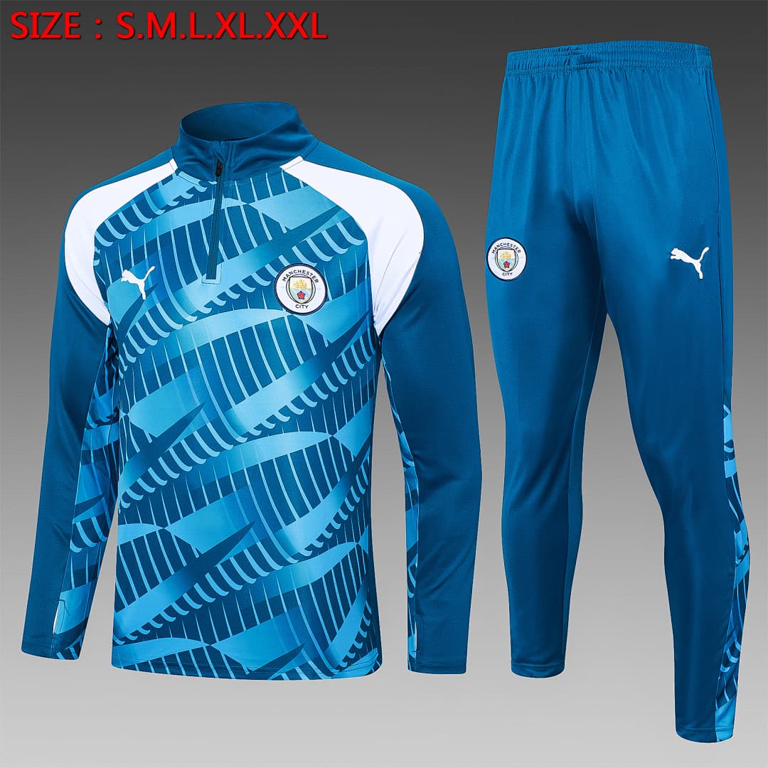 Fato de Treino Manchester City Manga Longa 2026/27 — Índigo
