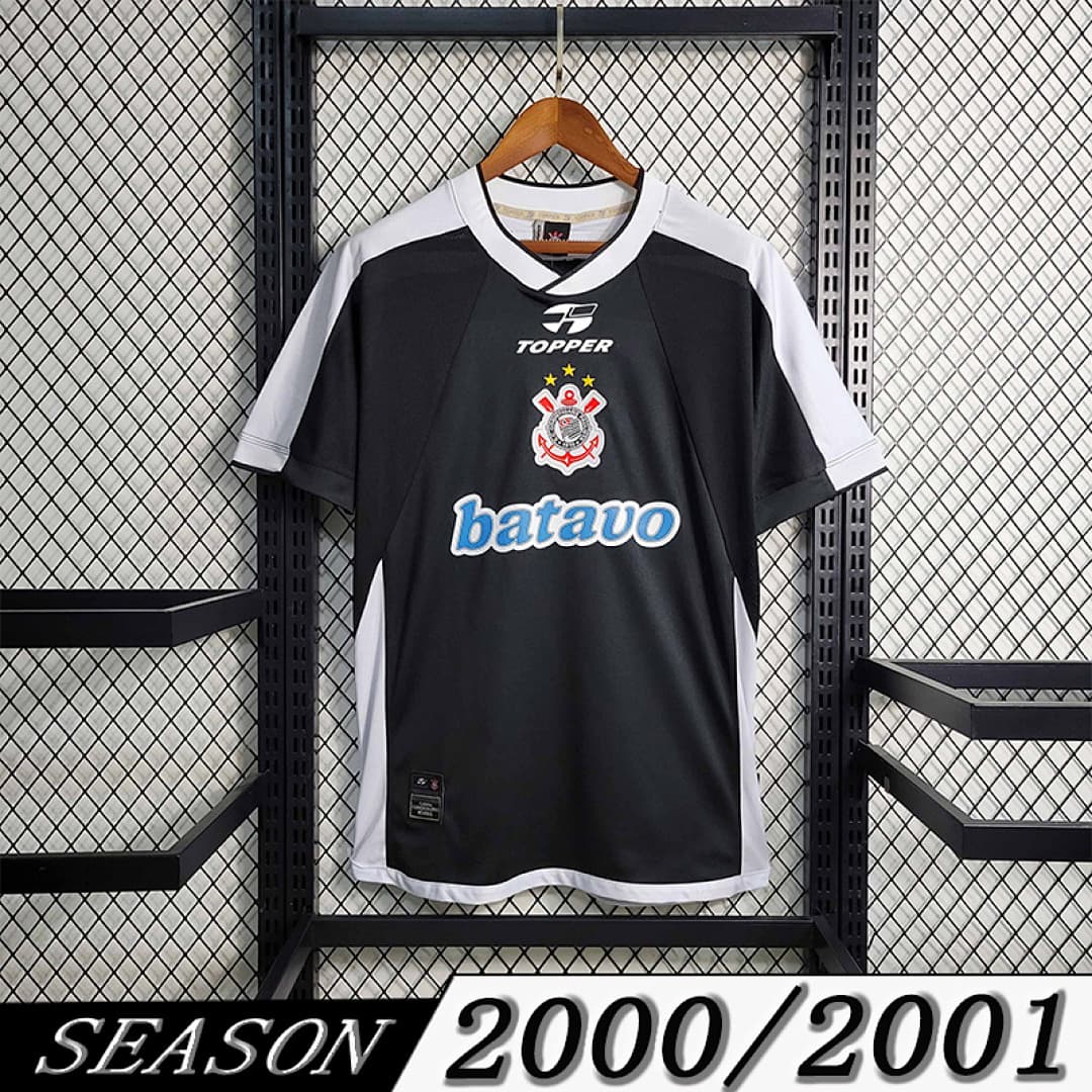 Camisola Retrô Corinthians 2000 Away