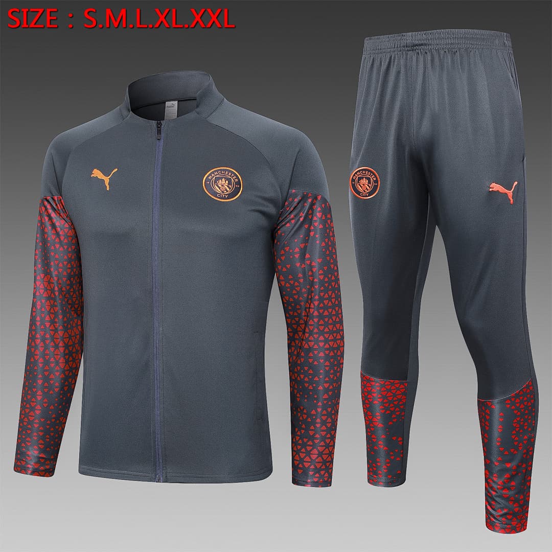 Casaco Manchester City 2026/27 — Cinza Escuro