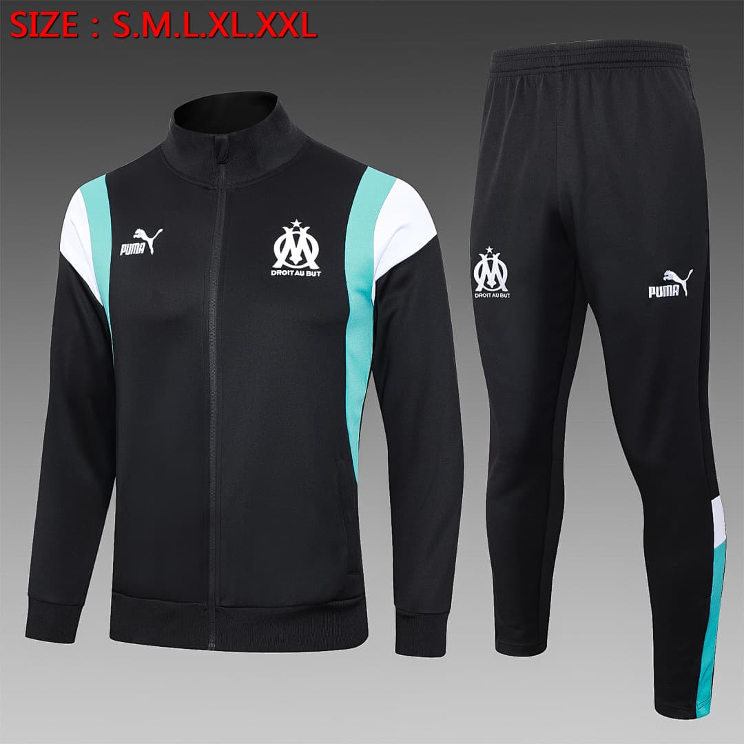 Casaco Marseille 2026/27 — Preto