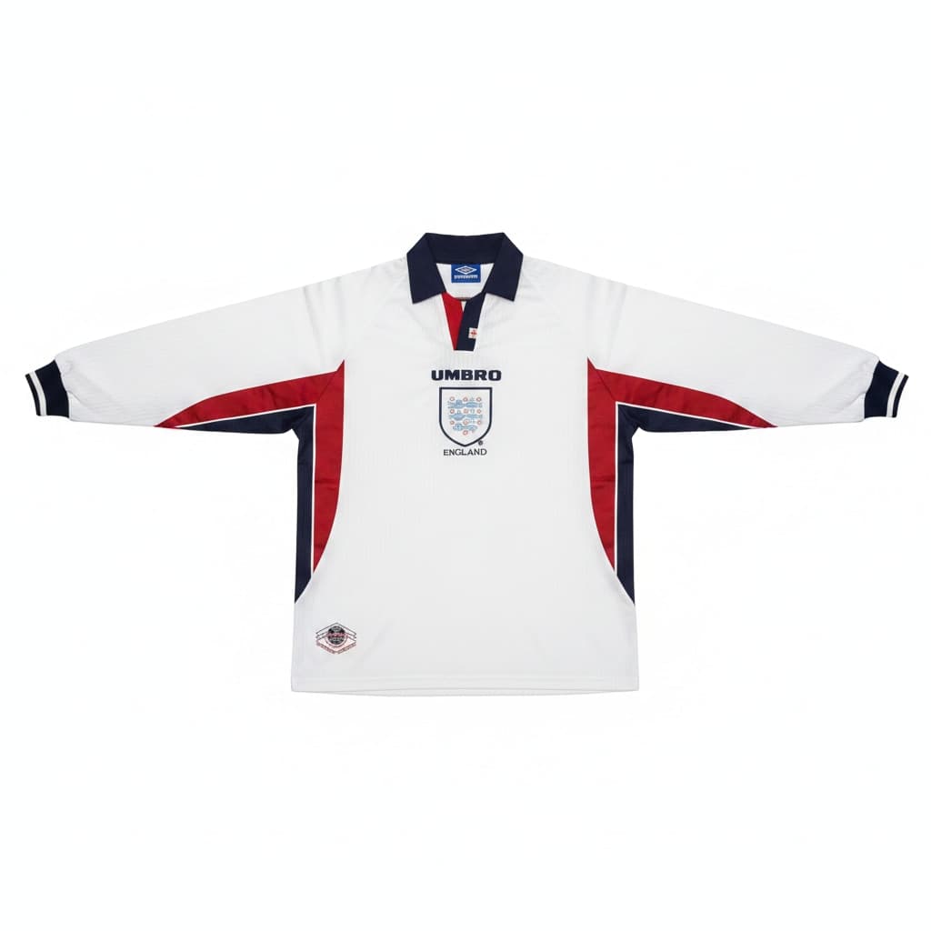 Camisola Retrô Seleção da Inglaterra 1998