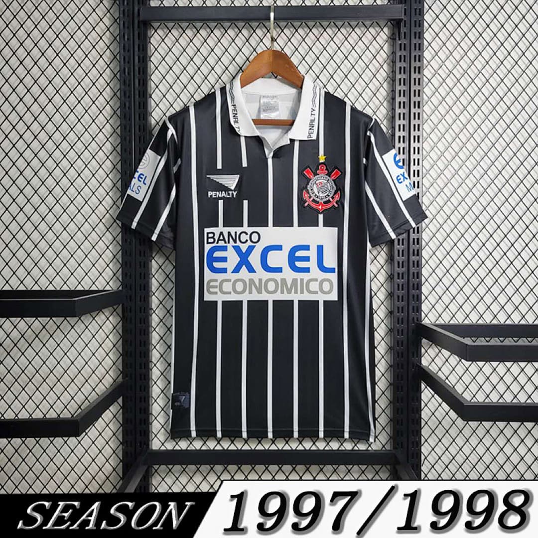 Camisola Retrô Corinthians 1997 Away