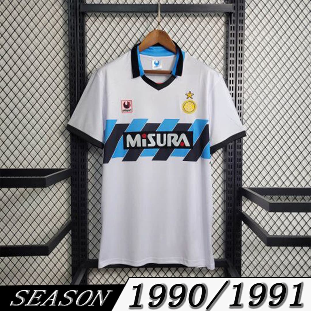 Camisola Retrô Inter 1990/91 Away