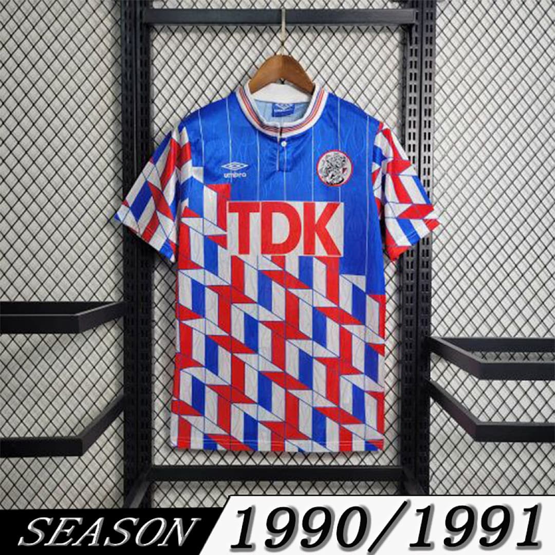 Camisola Retrô Ajax 1990/91 Away