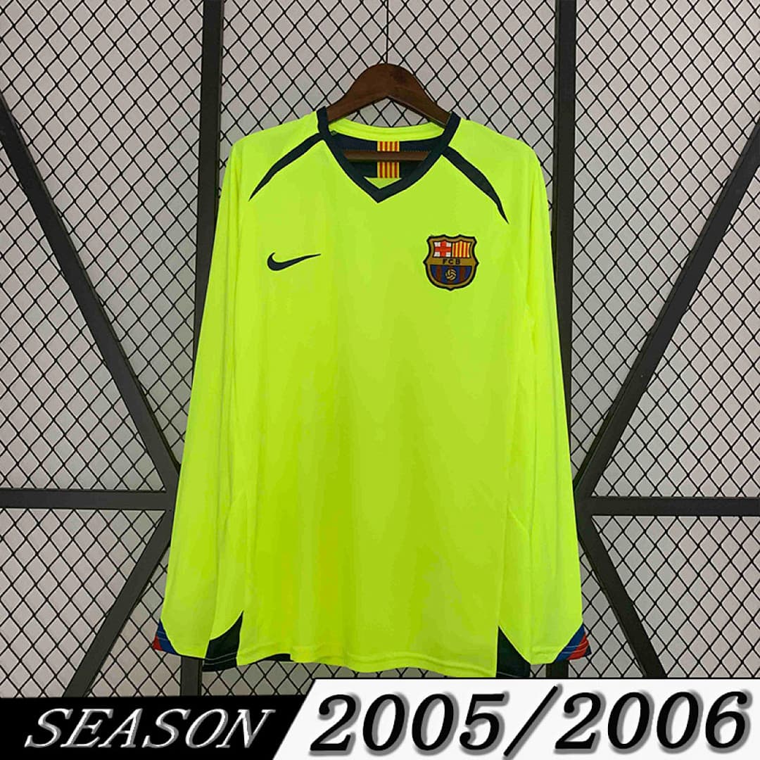 Camisola Retrô Barcelona 2005/06 Away