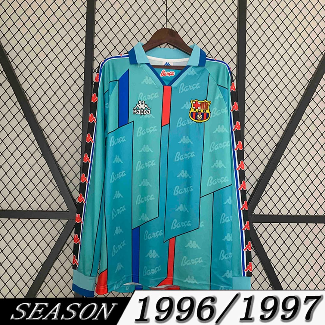 Camisola Retrô Barcelona 1996/97 Away