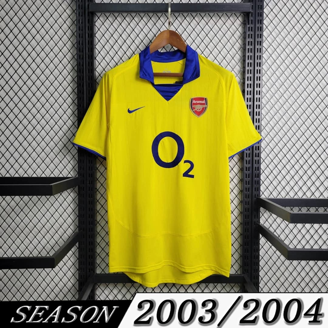 Camisola Retrô Arsenal 2003/04 Away