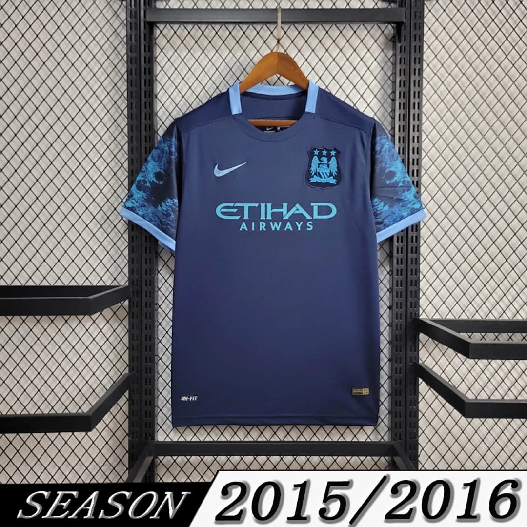 Camisola Retrô Manchester City 2015/16 Away