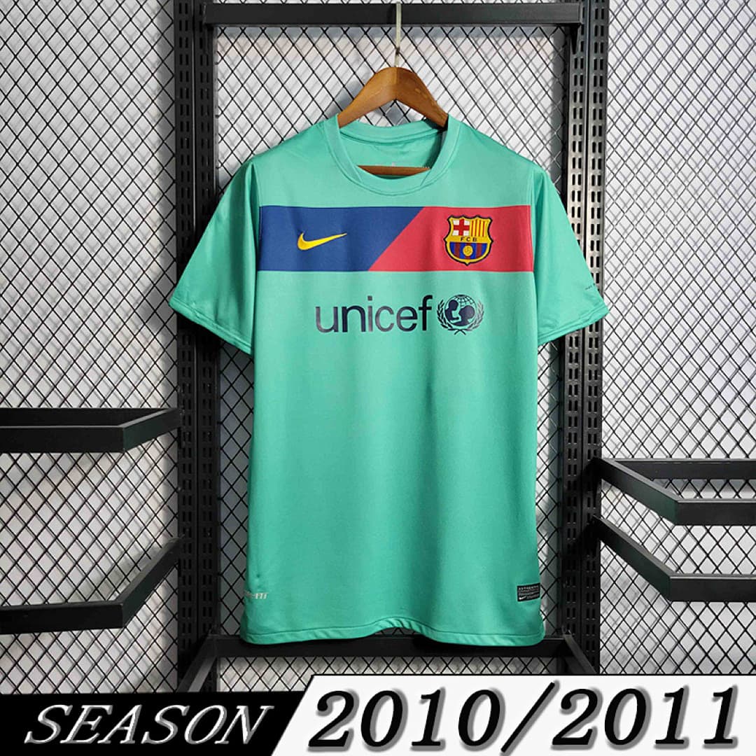 Camisola Retrô Barcelona 2010/11 Away