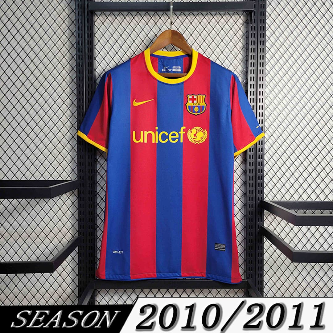 Camisola Retrô Barcelona 2010/11