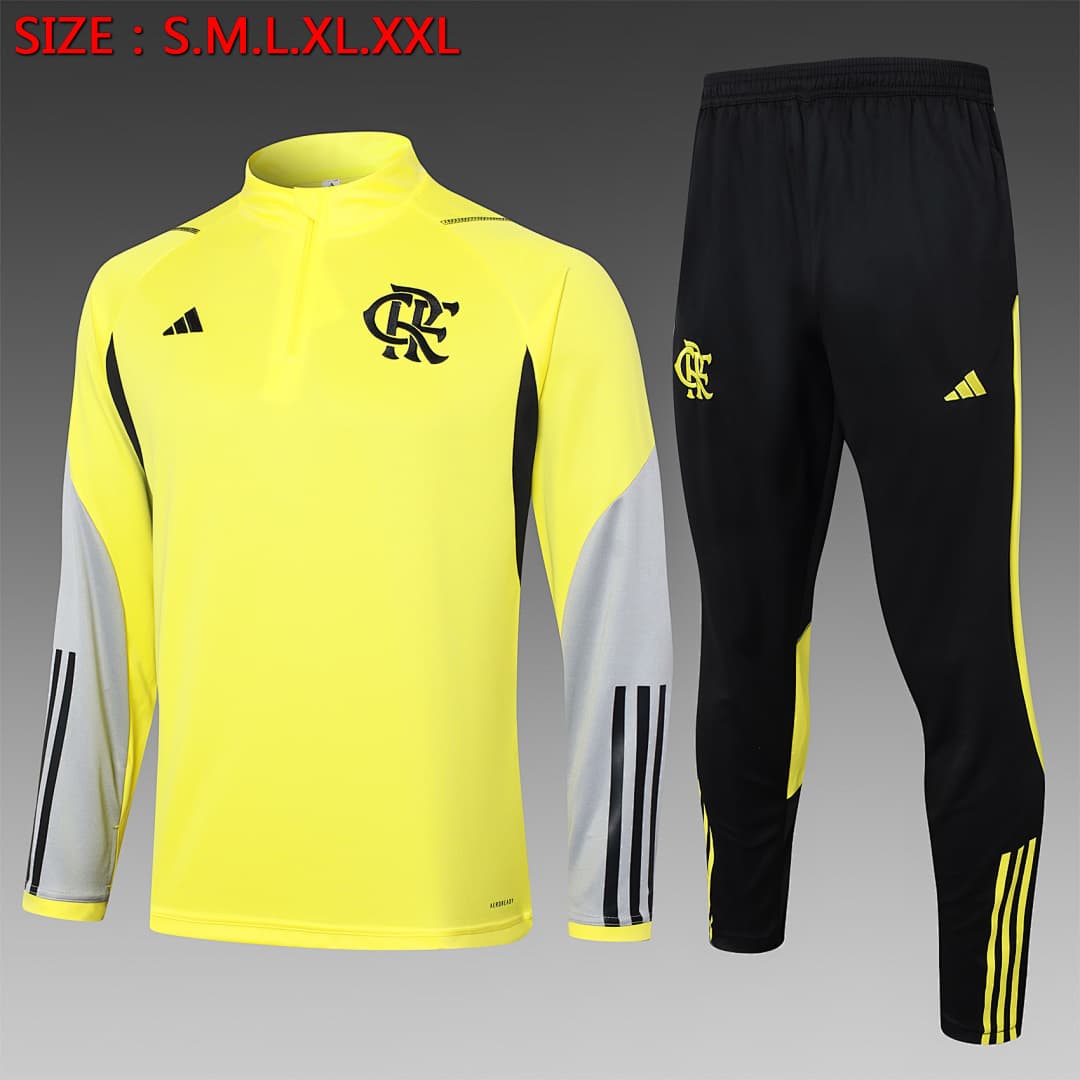 Fato de Treino Flamengo Manga Longa 2026/27 — Amarelo