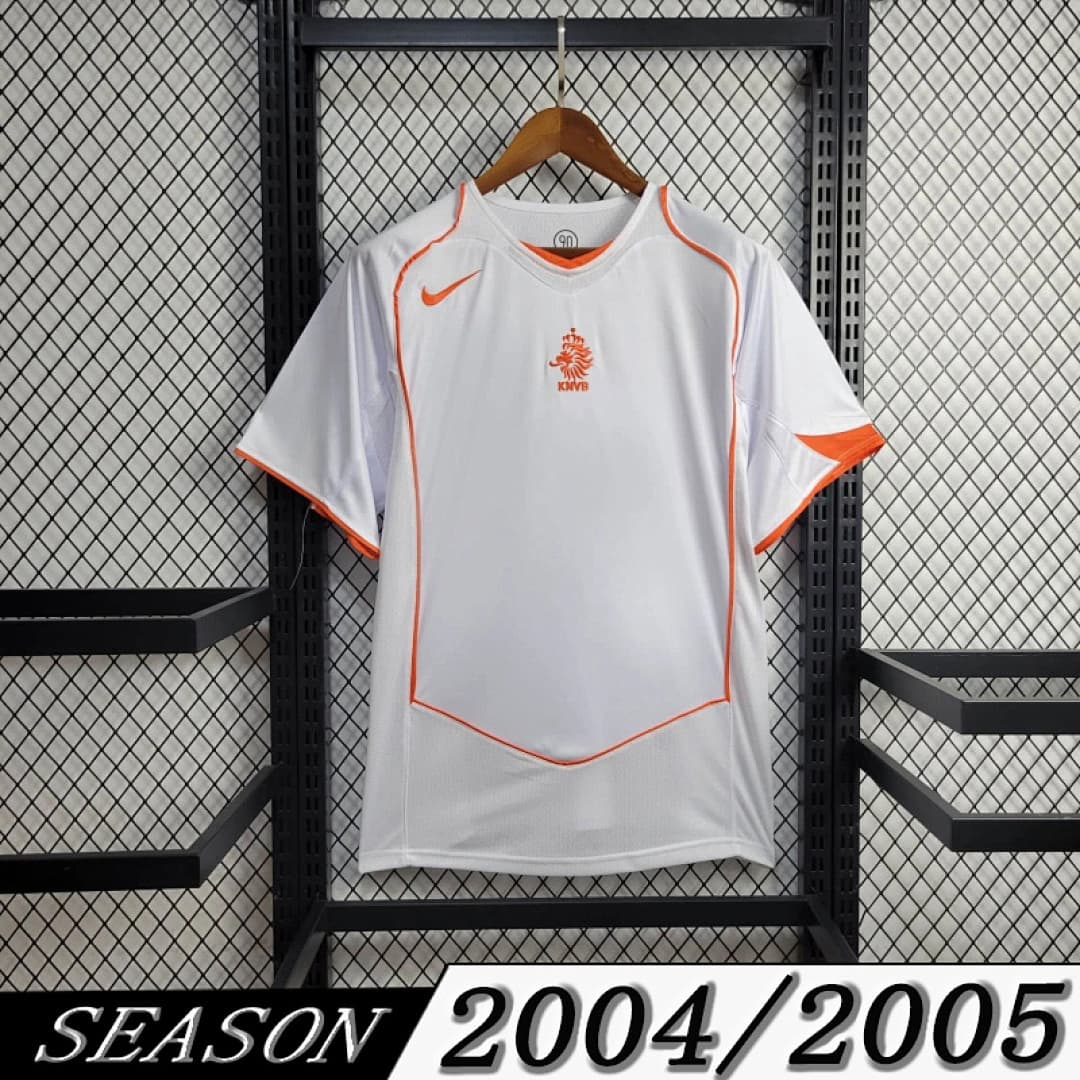 Camisola Retrô Seleção da Holanda 2004 Away