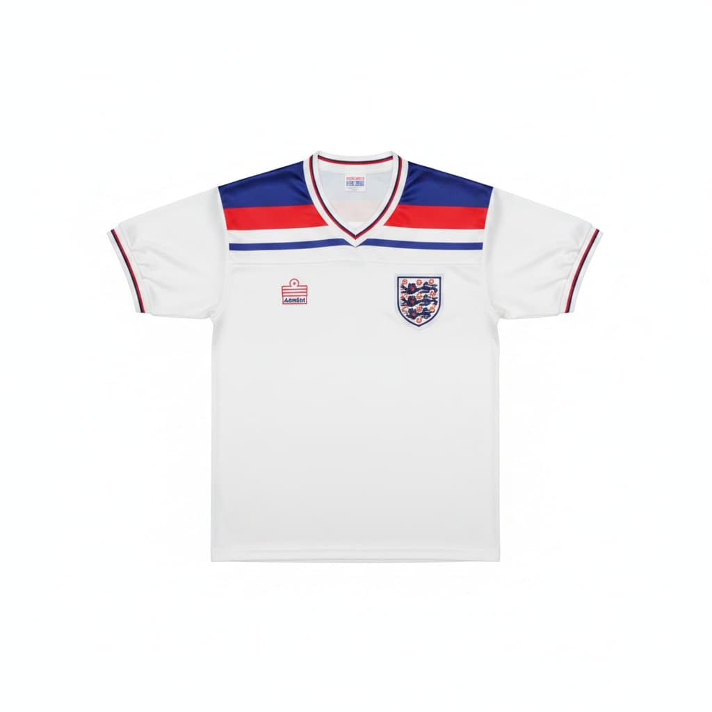 Camisola Retrô Seleção da Inglaterra 1982