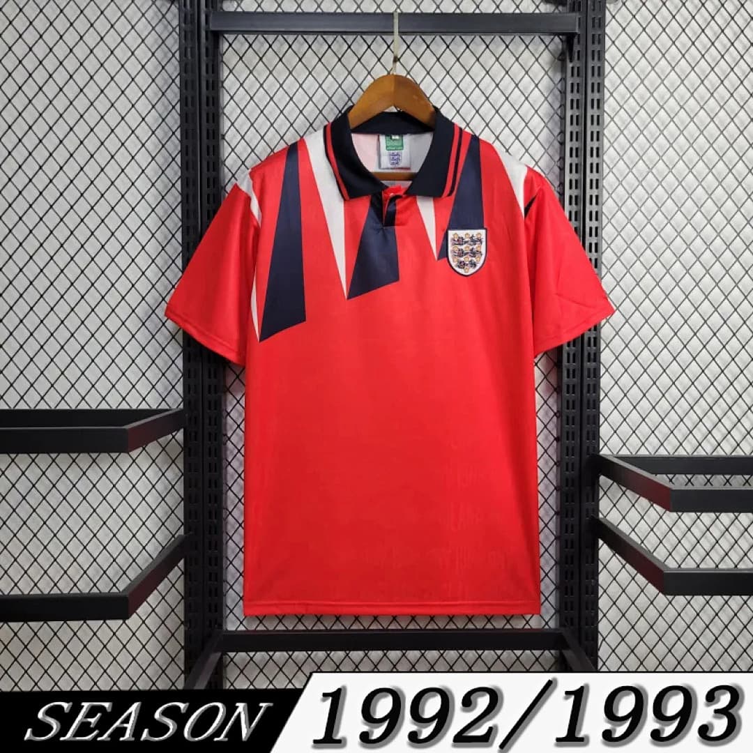 Camisola Retrô Seleção da Inglaterra 1992 Away