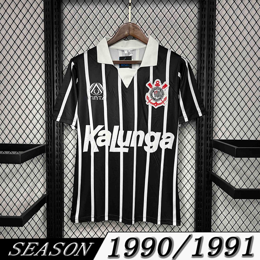 Camisola Retrô Corinthians 1990 Away