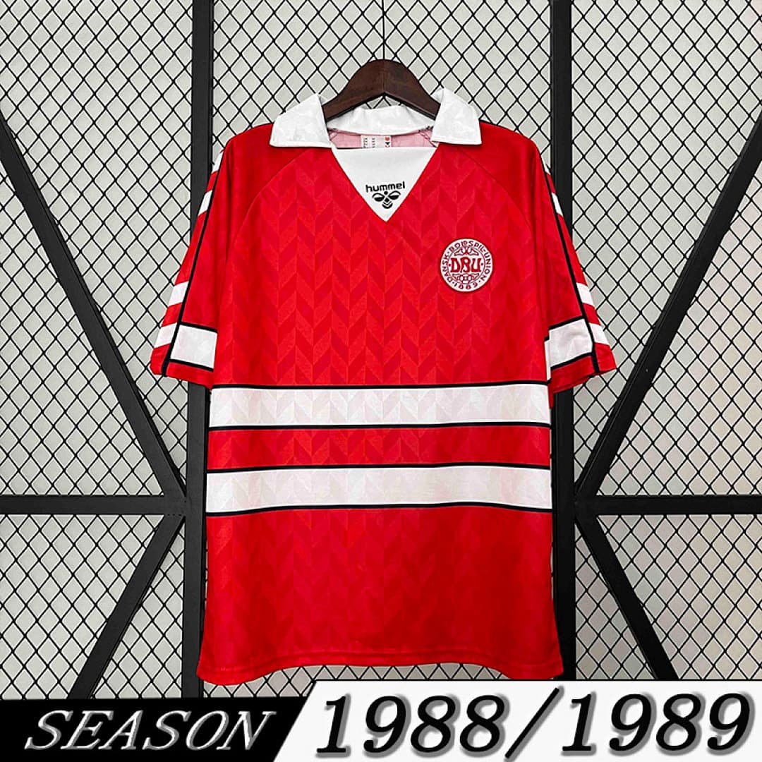Camisola Retrô Seleção da Dinamarca 1988