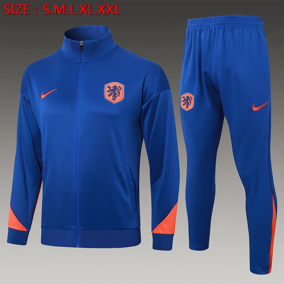 Casaco Seleção da Holanda 2026/27 — Azul Colorido