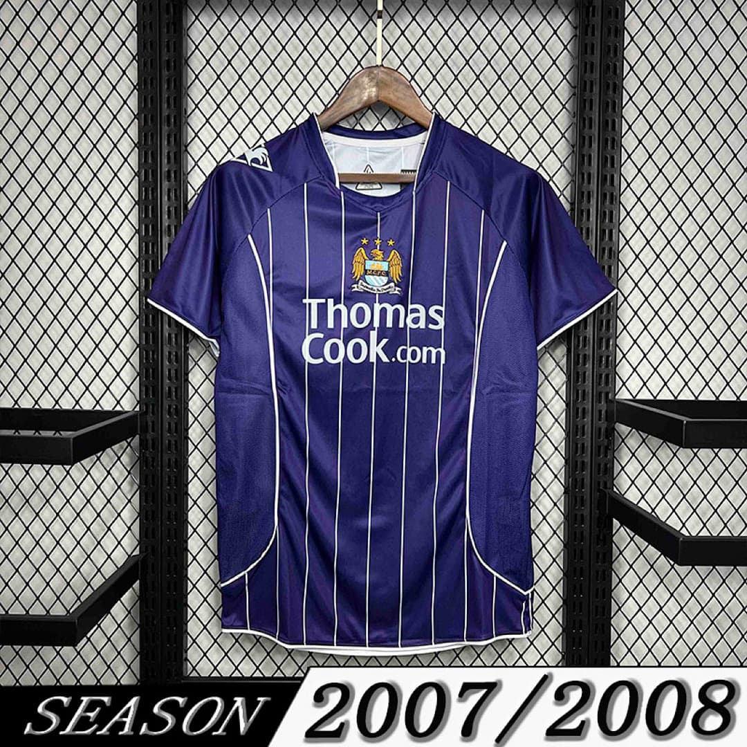 Camisola Retrô Manchester City 2007/08 Away