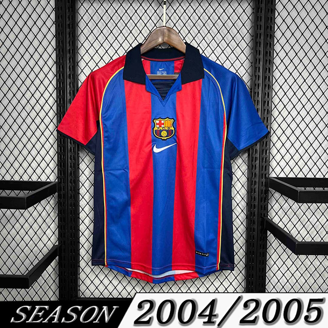 Camisola Retrô Barcelona 2004/05