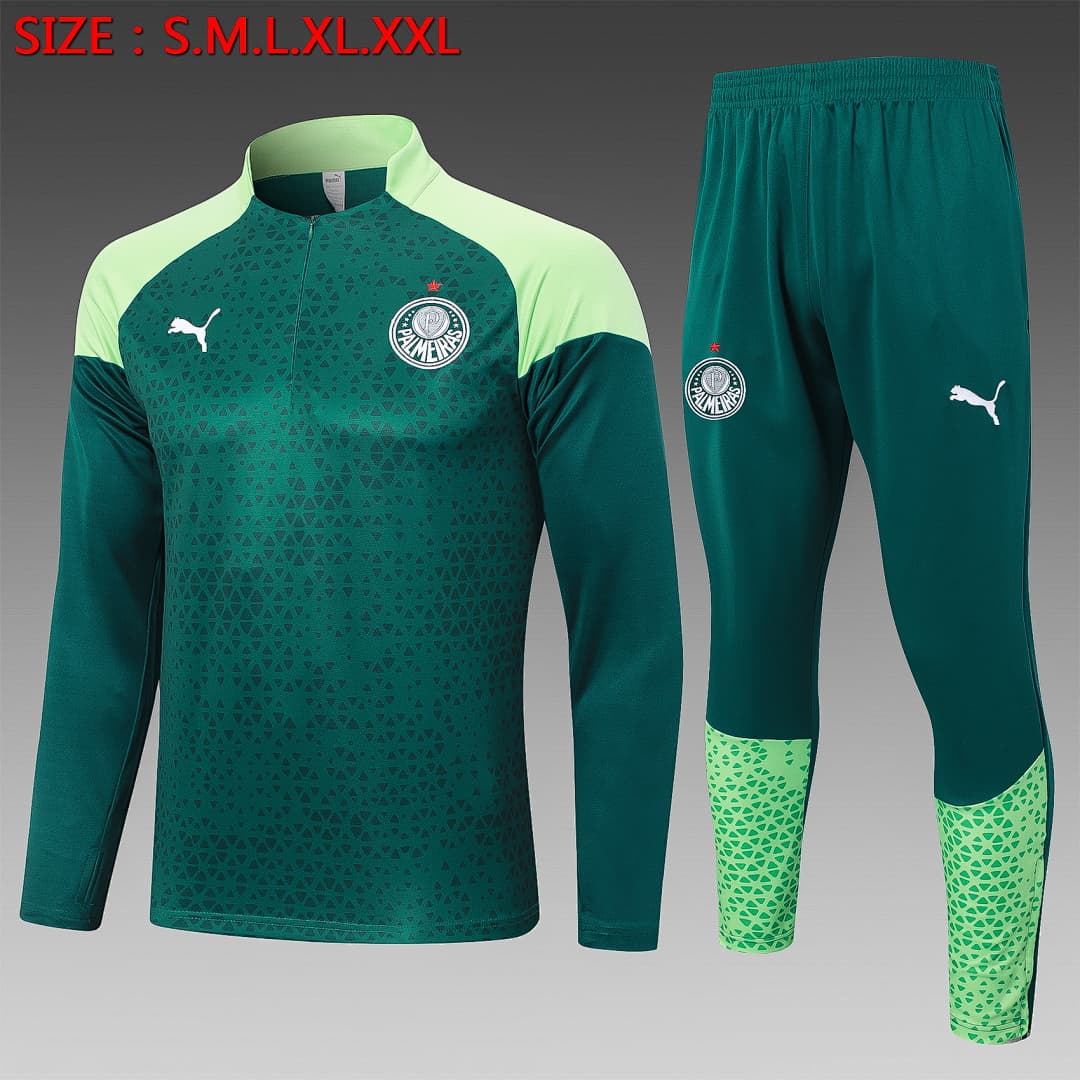 Fato de Treino Palmeiras Manga Longa 2026/27 — Verde Escuro