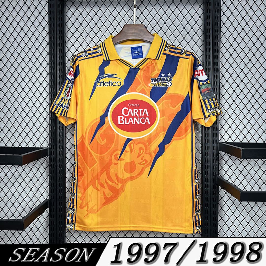 Camisola Retrô Tigres 1997/98