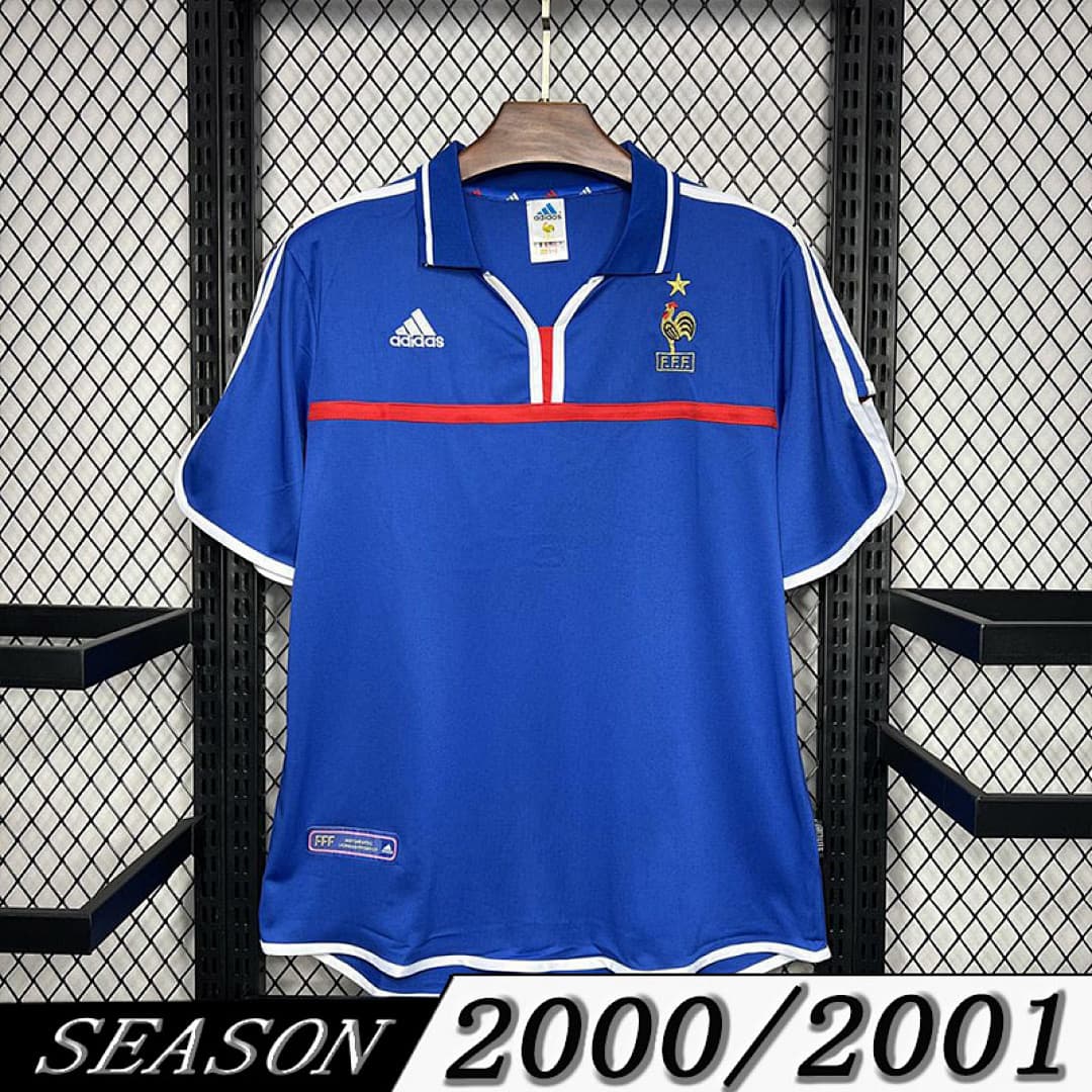Camisola Retrô Seleção da França 2000