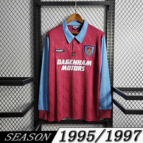 Camisola Retrô West Ham 1995/97