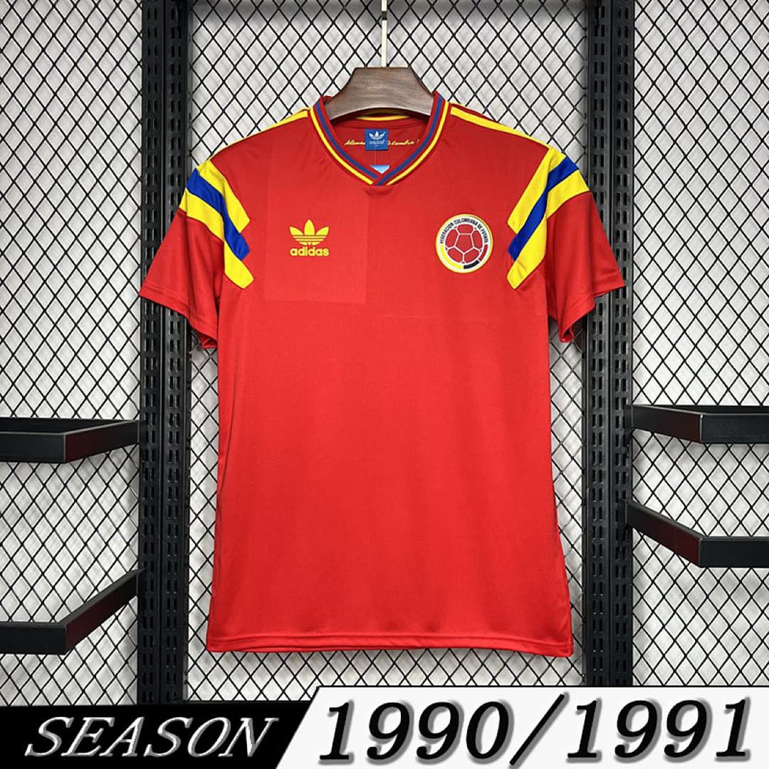 Camisola Retrô Seleção da Colômbia 1990 Away