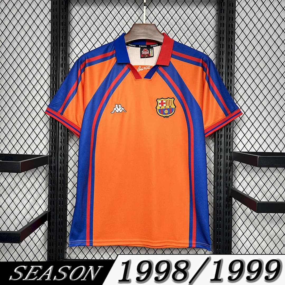 Camisola Retrô Barcelona 1998/99 Away