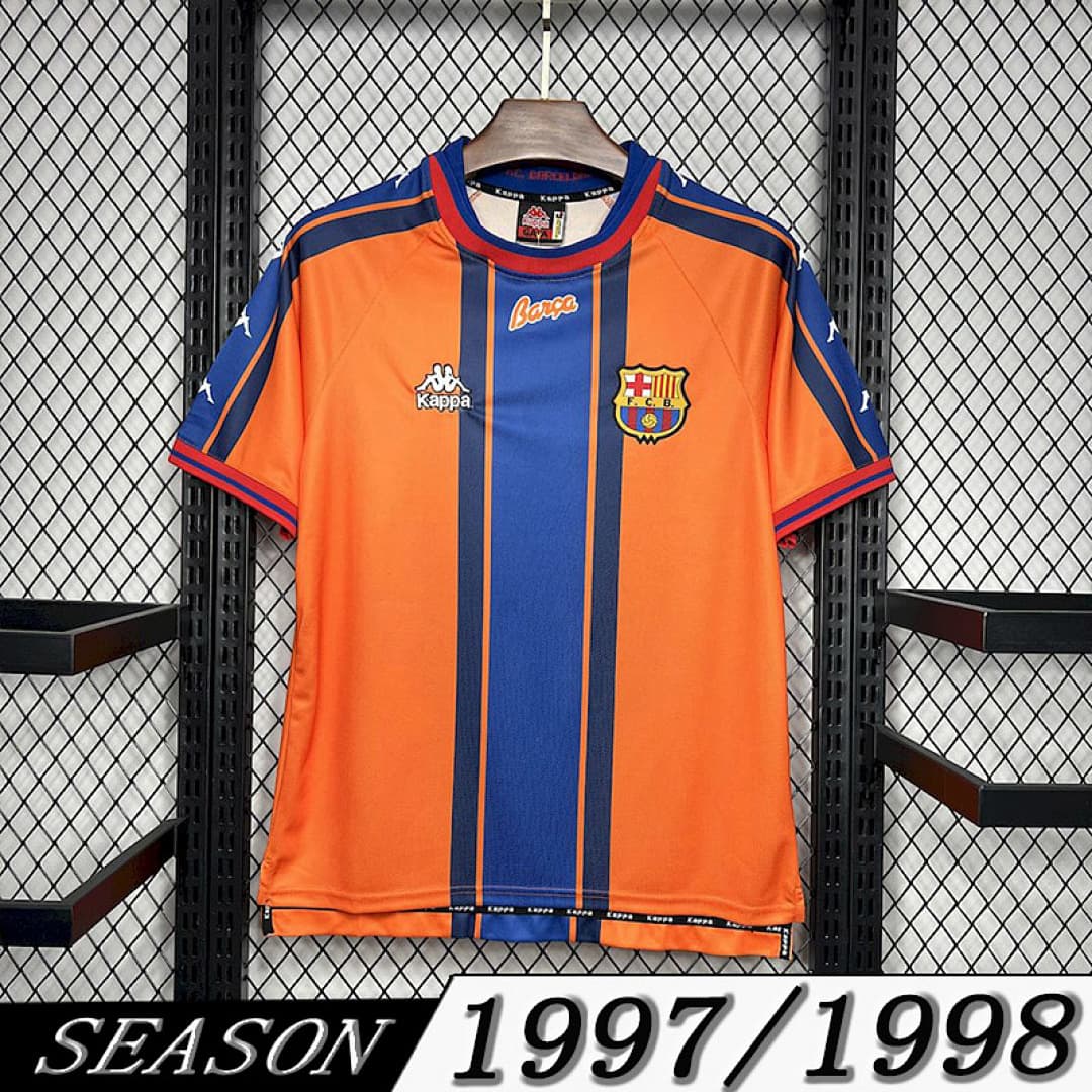 Camisola Retrô Barcelona 1997/98 Away