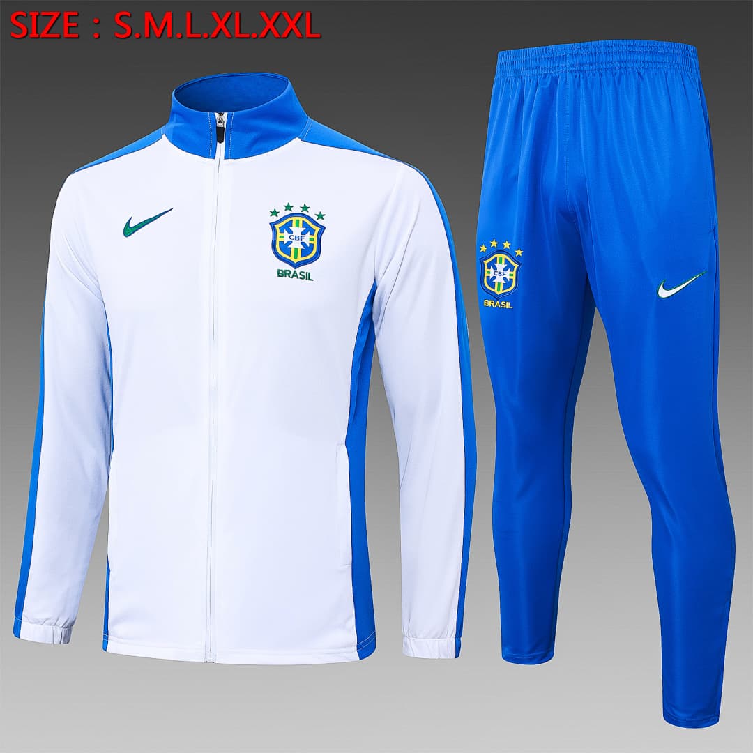 Casaco Seleção do Brasil 2026/27 — Branco