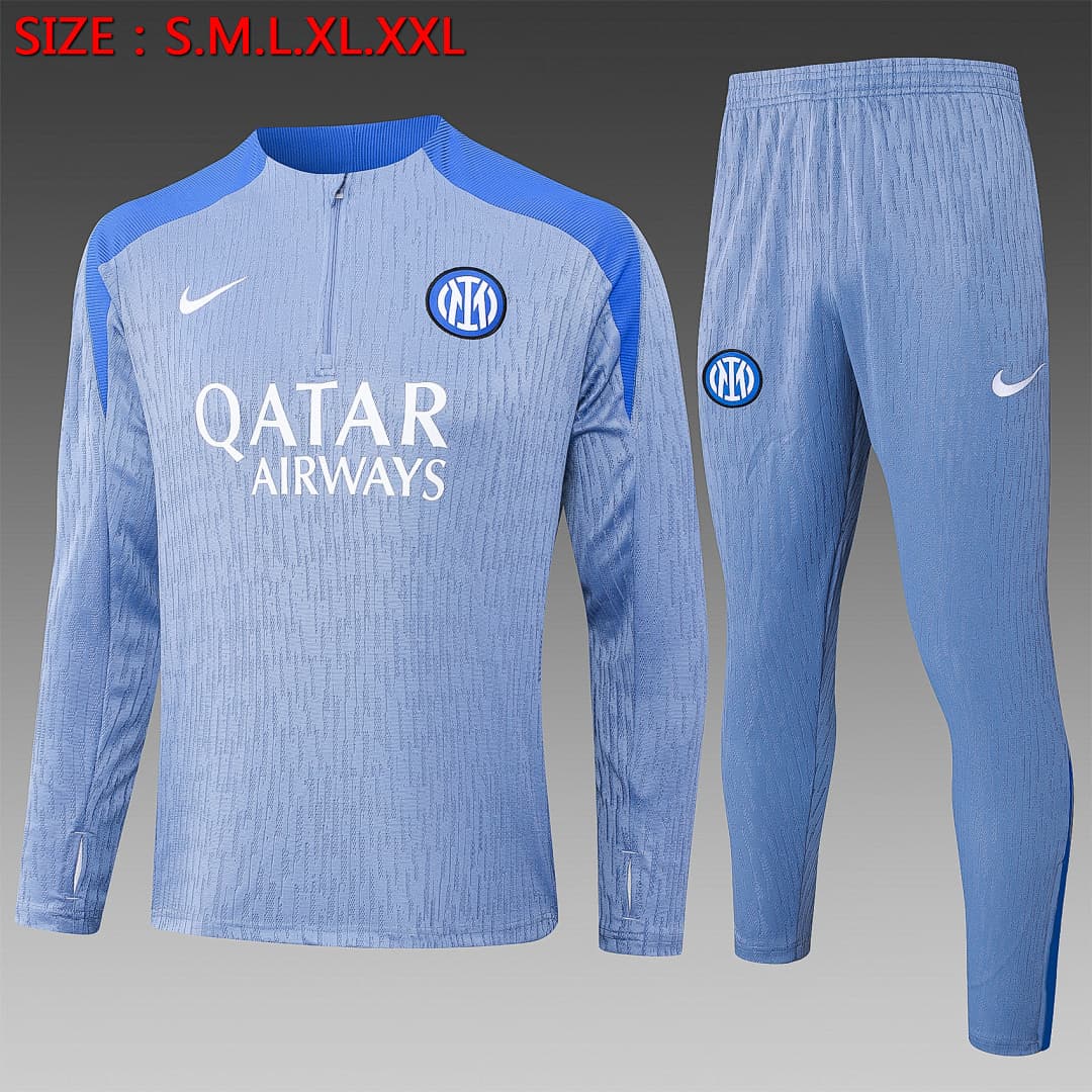 Fato de Treino Inter Milan Manga Longa 2026/27 — Azul Claro