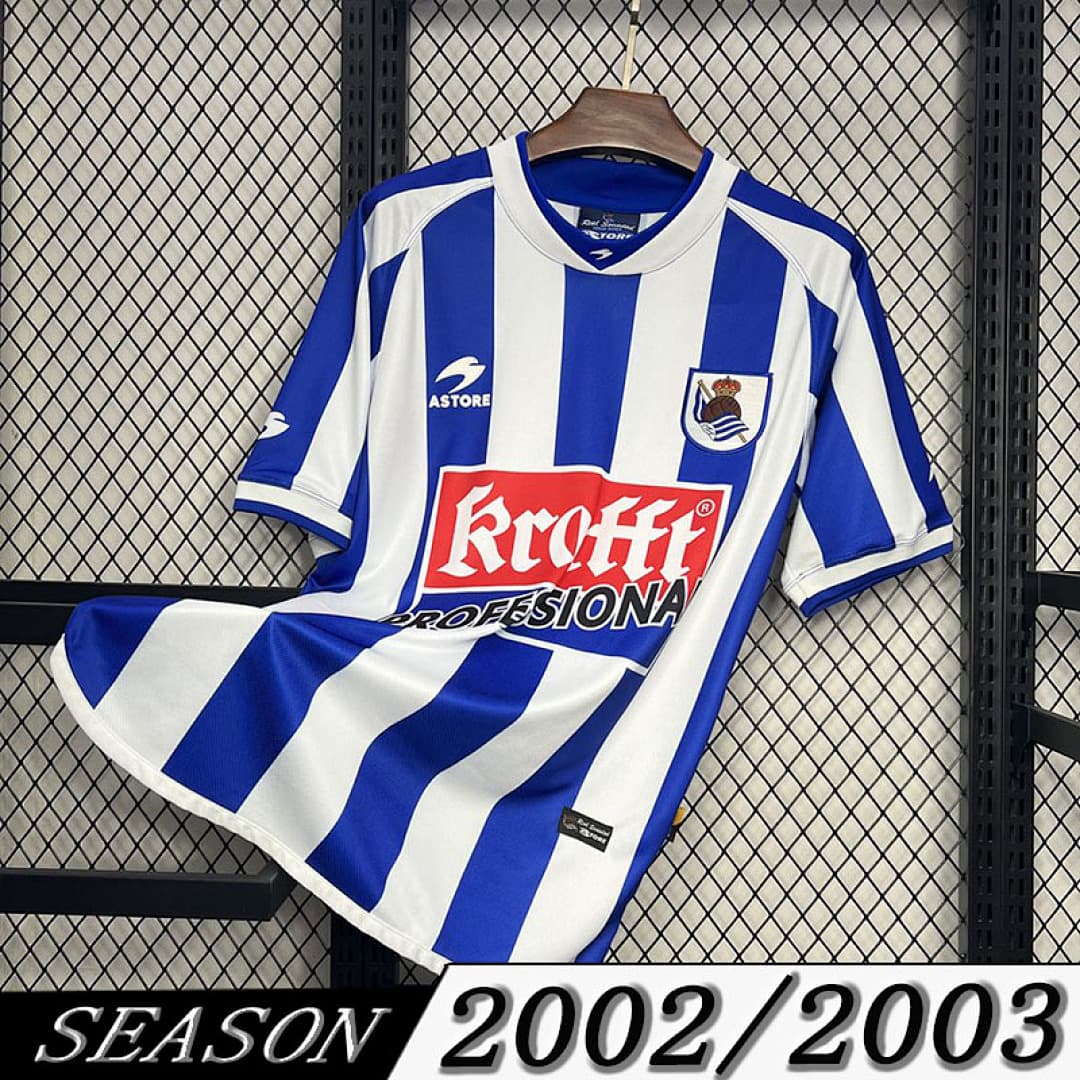 Camisola Retrô Sociedad 2002/03