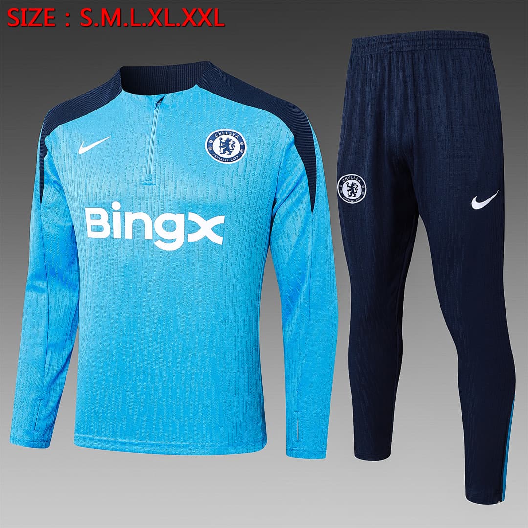 Fato de Treino Chelsea Manga Longa 2026/27 — Ciano