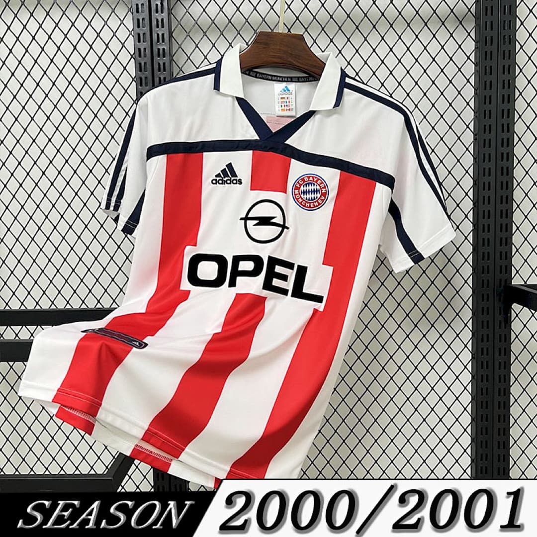 Camisola Retrô Bayern 2000/01 Away