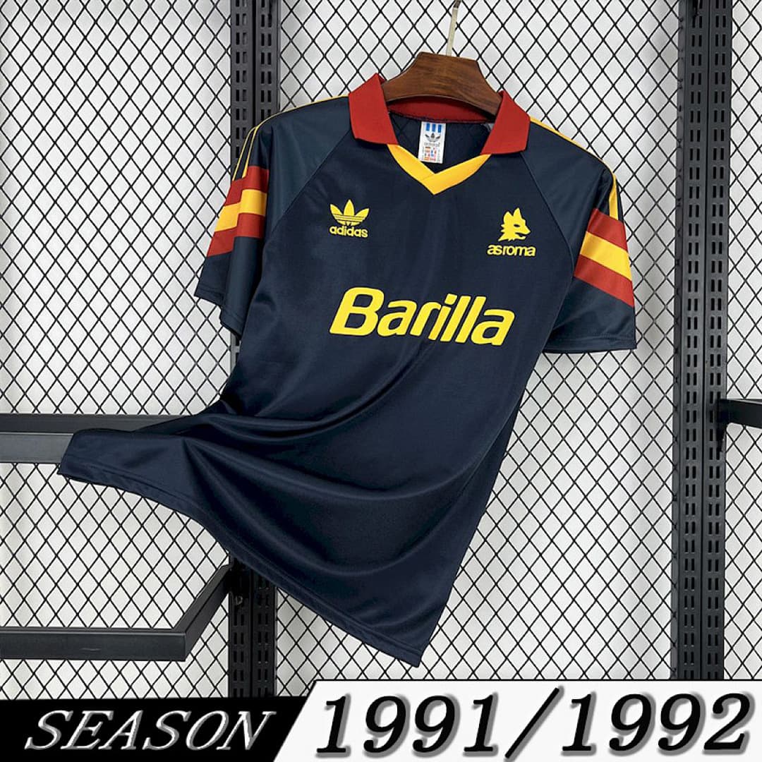 Camisola Retrô Roma 1991/92 Away