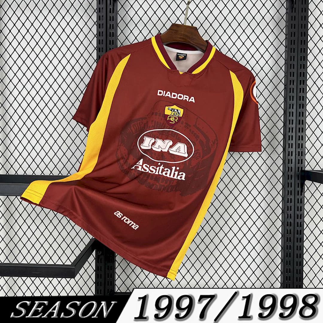 Camisola Retrô Roma 1997/98