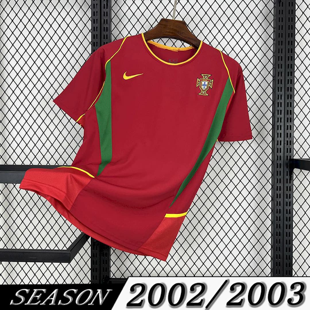 Camisola Retrô Seleção de Portugal 2002