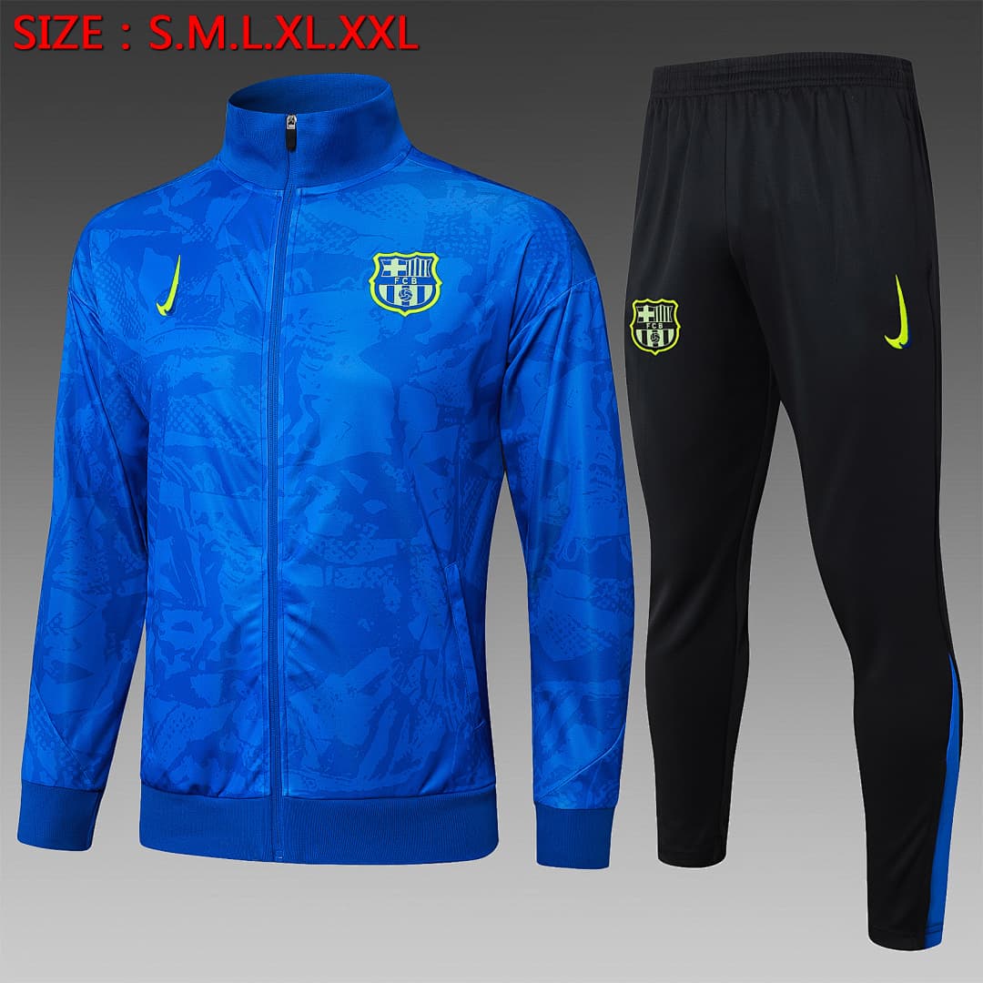 Casaco Barcelona 2026/27 — Azul Colorido